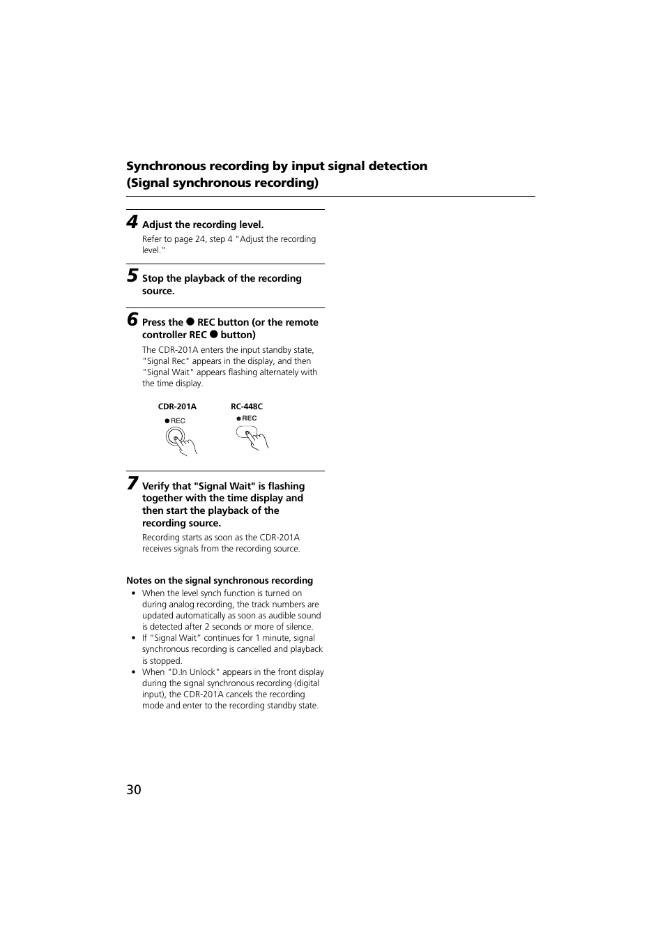 Onkyo CDR-201A User Manual | Page 30 / 52