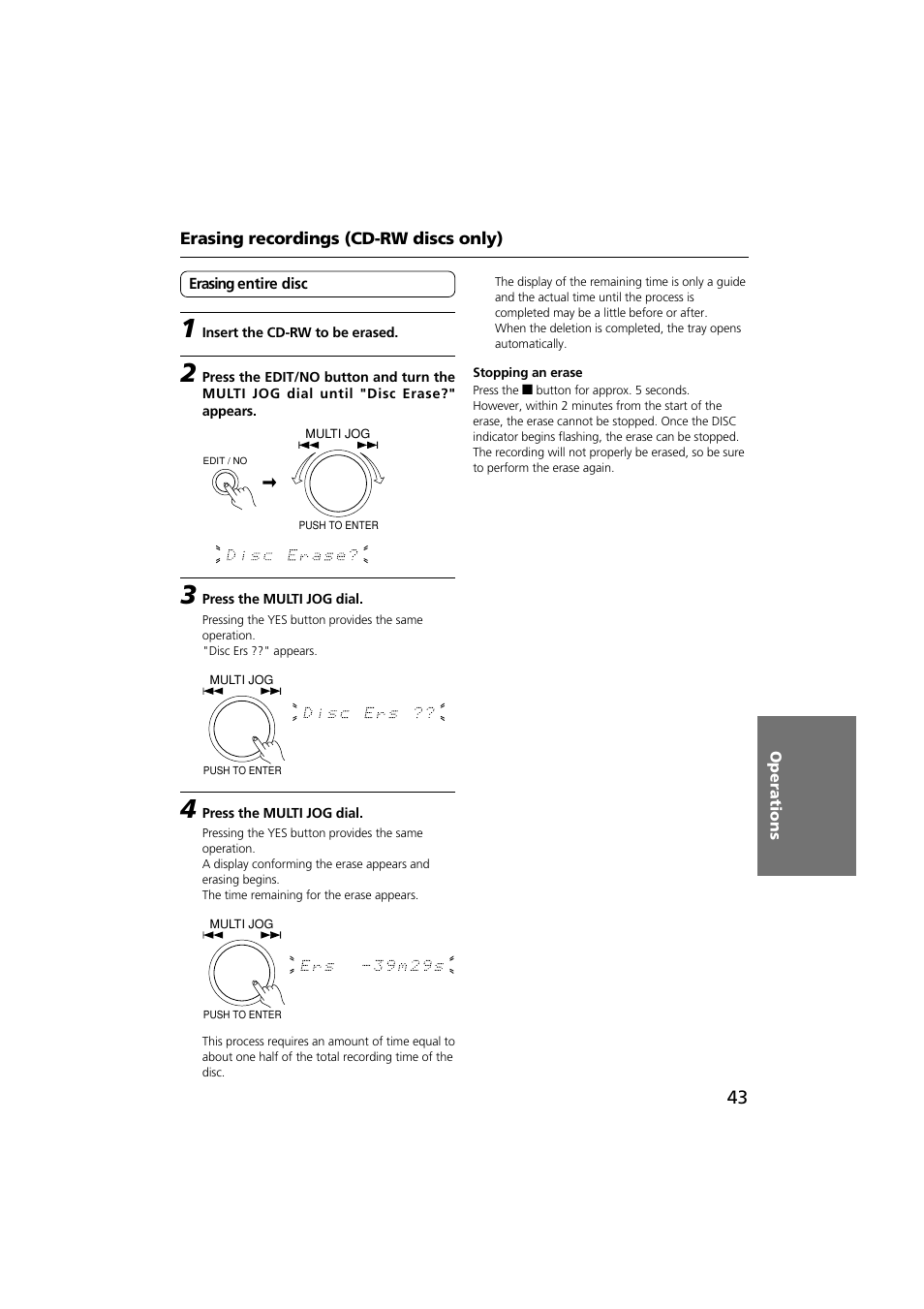 Onkyo CDR-201A User Manual | Page 43 / 52