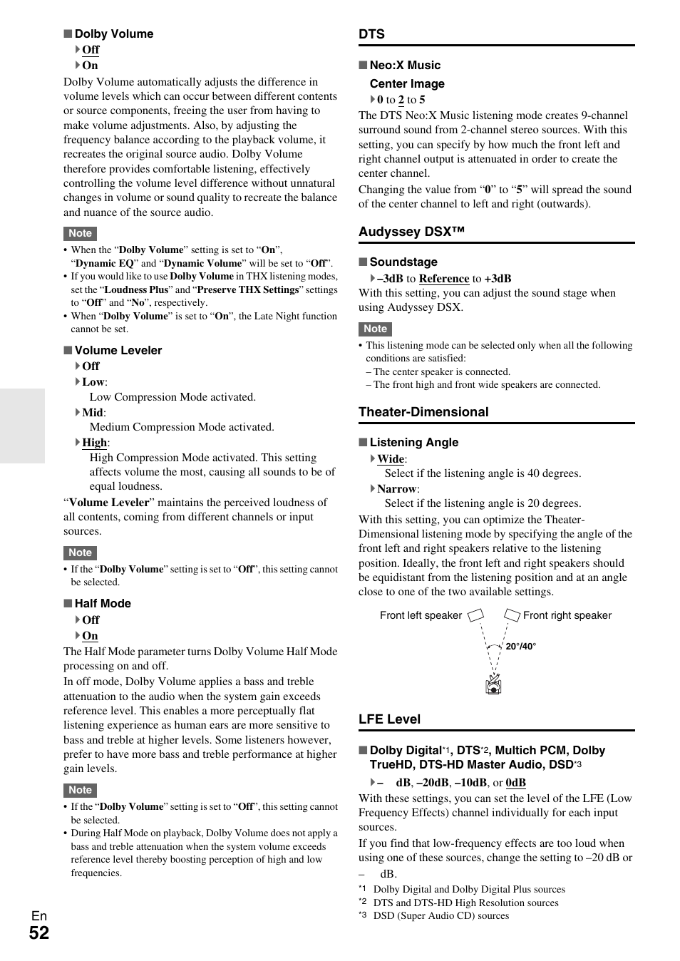 Cator | Onkyo AV RECEIVER TX-NR1009 User Manual | Page 52 / 100