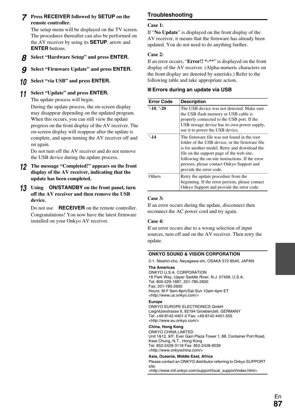 Onkyo AV RECEIVER TX-NR1009 User Manual | Page 87 / 100