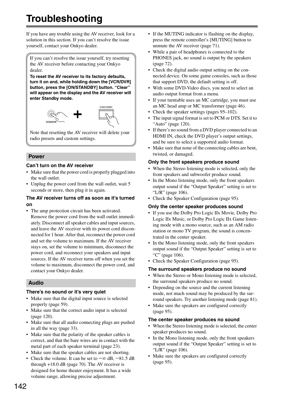 Troubleshooting, Others | Onkyo TX-SR876 User Manual | Page 142 / 150