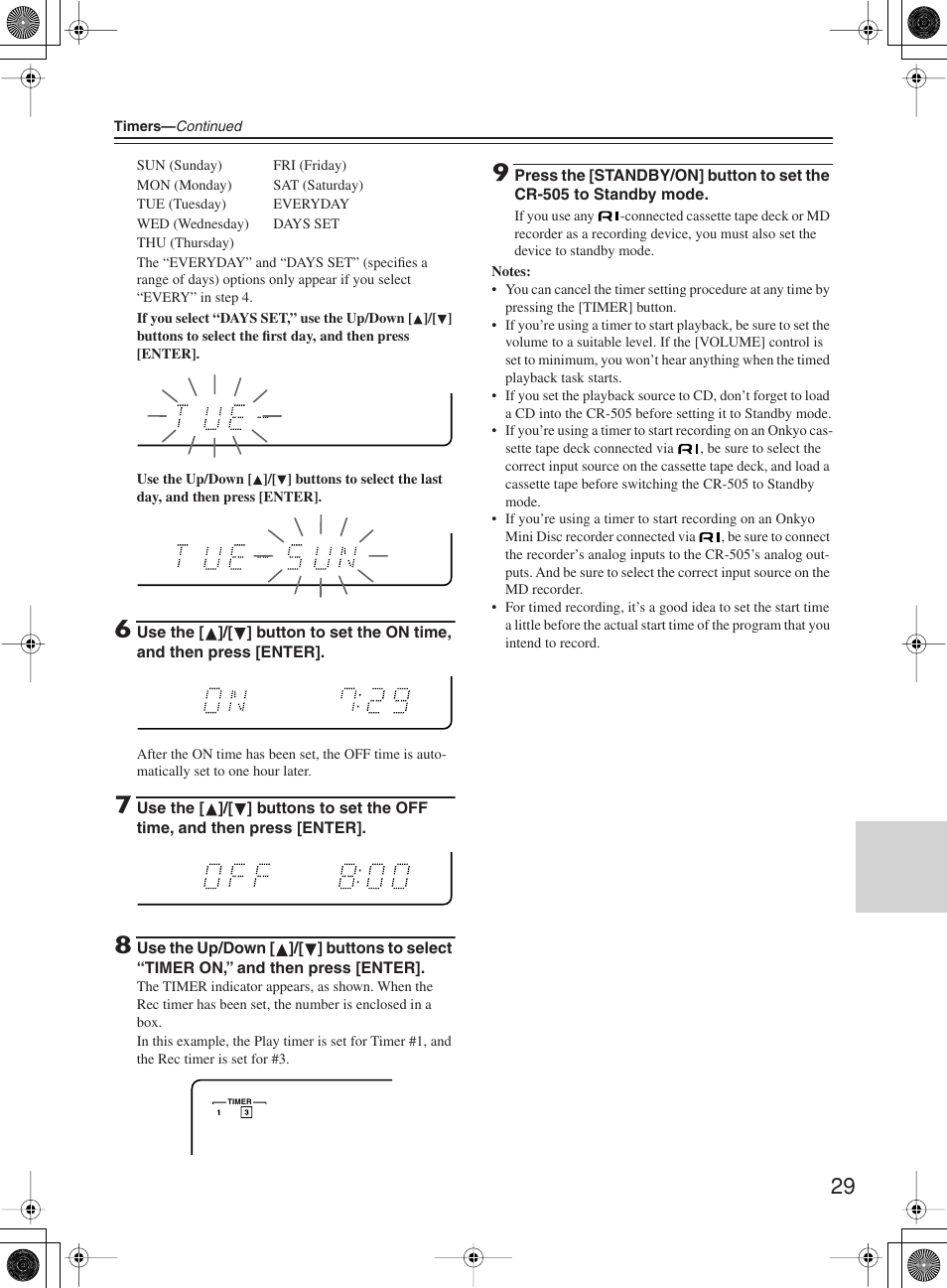 Onkyo CR-505 User Manual | Page 29 / 36