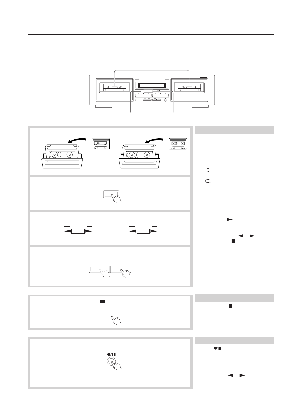 Tape dubbing | Onkyo TA-RW244/144 User Manual | Page 10 / 16