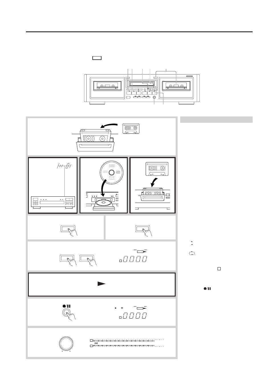 Recording, 8recording | Onkyo TA-RW244/144 User Manual | Page 8 / 16