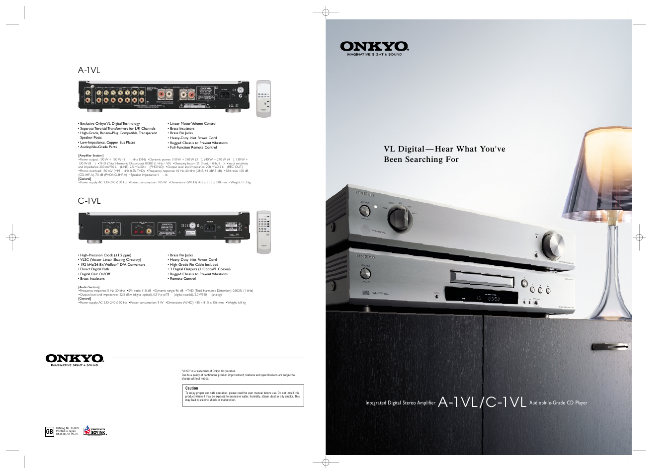 Onkyo C-1VL User Manual | 2 pages