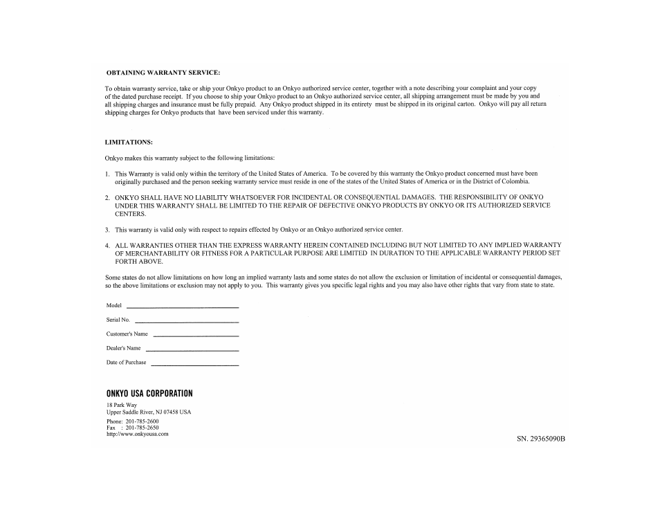 Onkyo DV-SP502E User Manual | Page 71 / 73