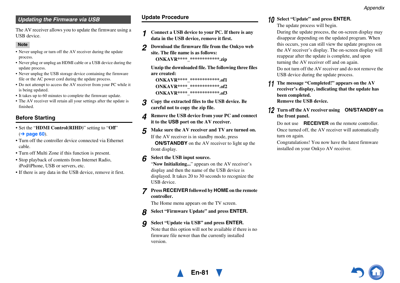 Onkyo AV Receiver HT-R791 User Manual | Page 81 / 148