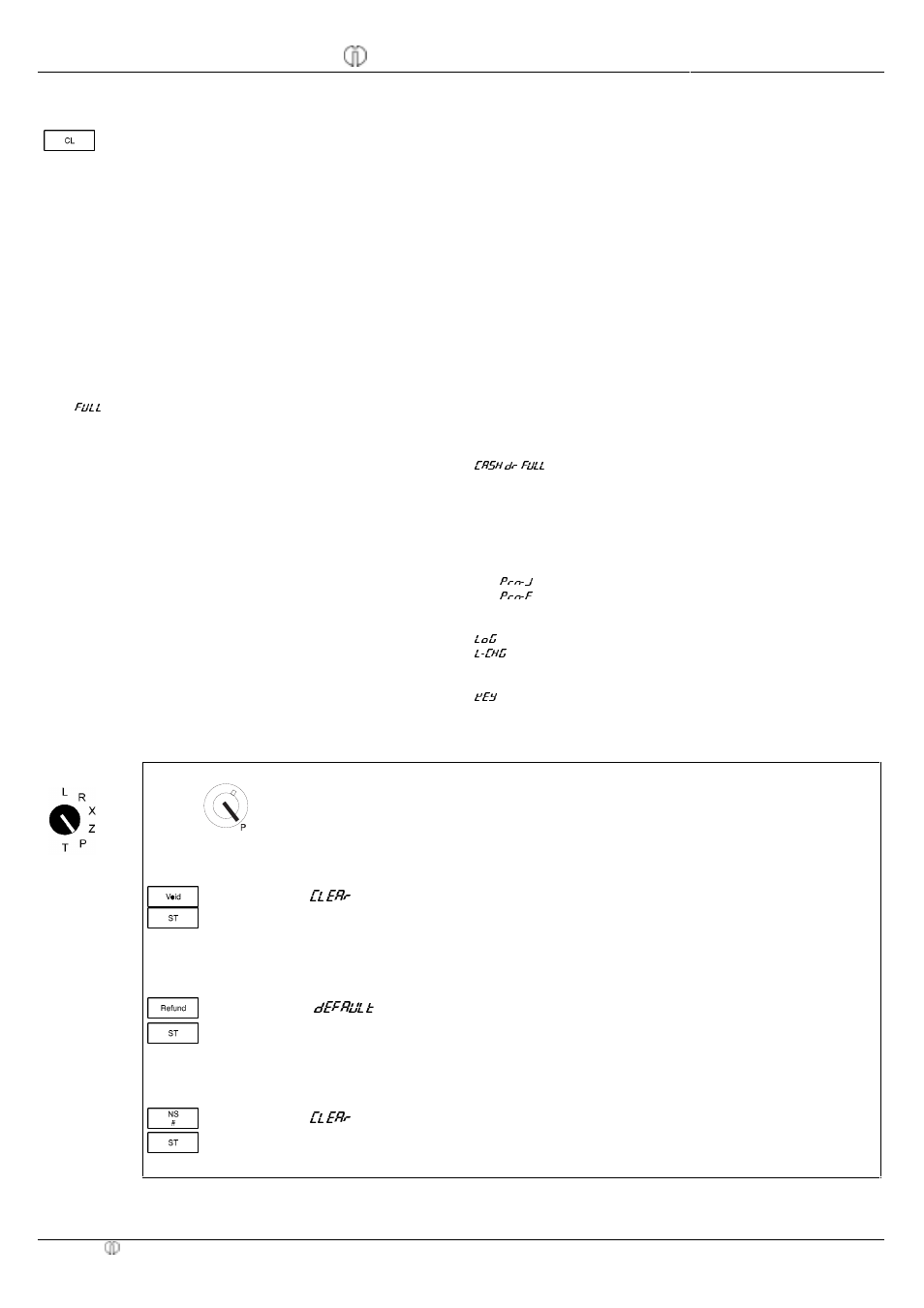 Quick reference, Cm 1830 cash register | Olympia CM1830 User Manual | Page 10 / 10