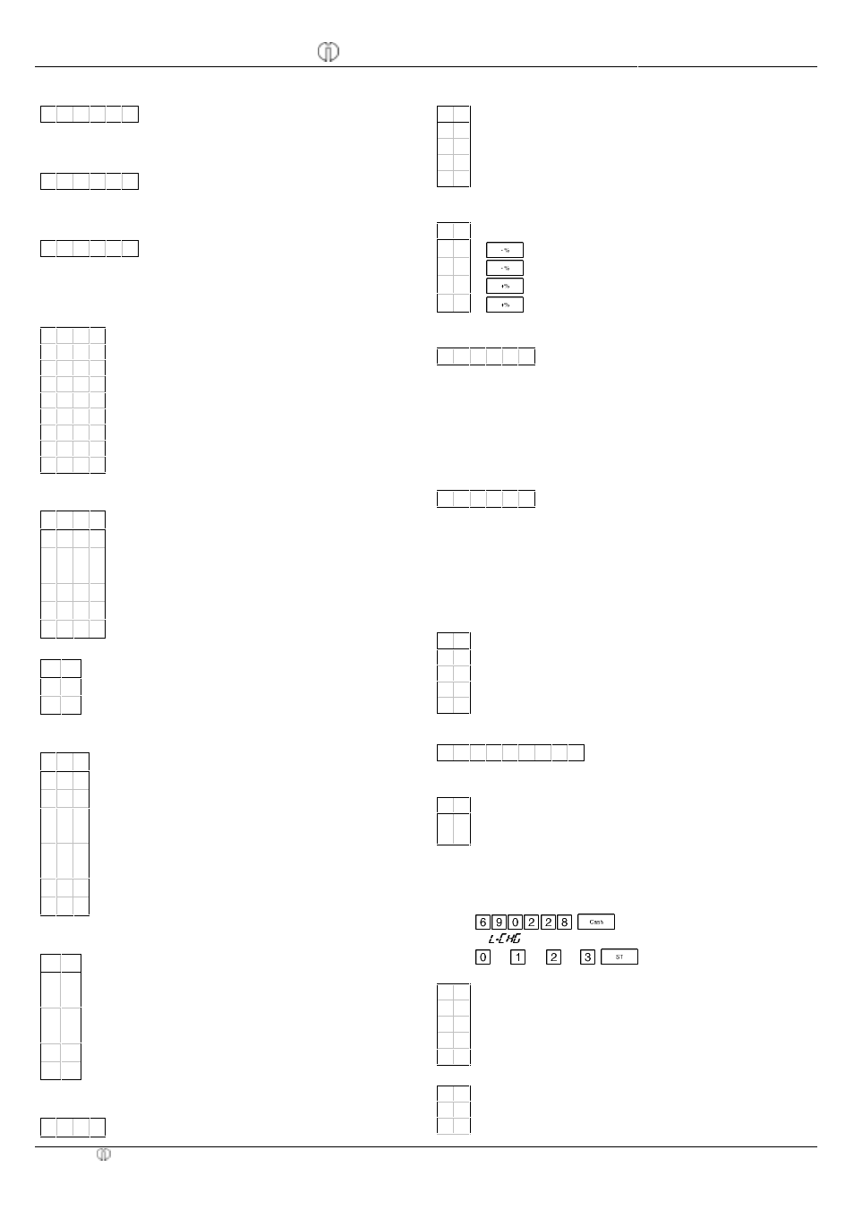 Quick reference, Cm 1830 cash register | Olympia CM1830 User Manual | Page 5 / 10