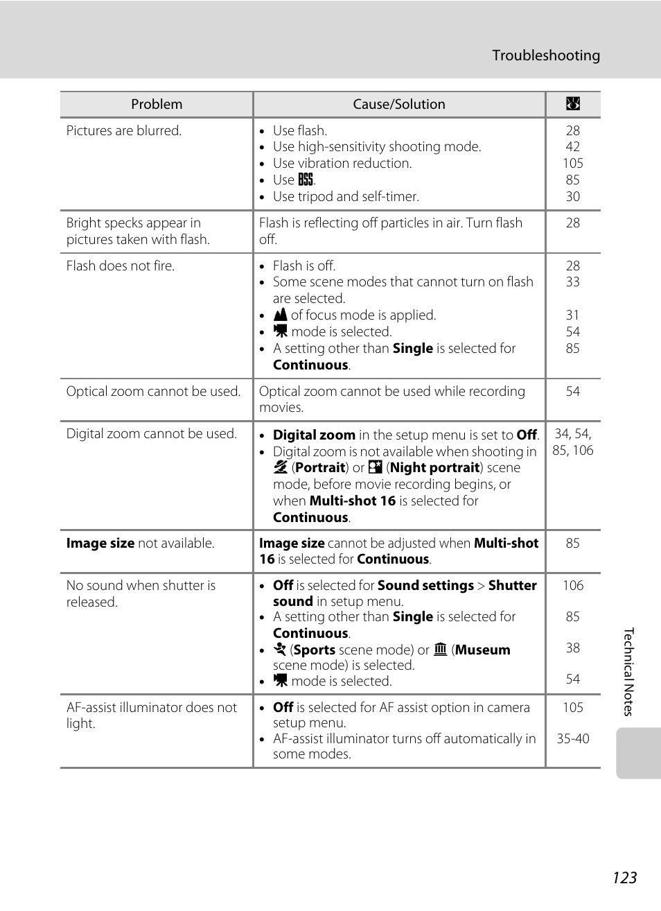 Nikon P60 User Manual | Page 135 / 144