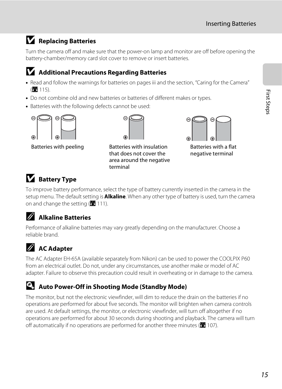 Nikon P60 User Manual | Page 27 / 144