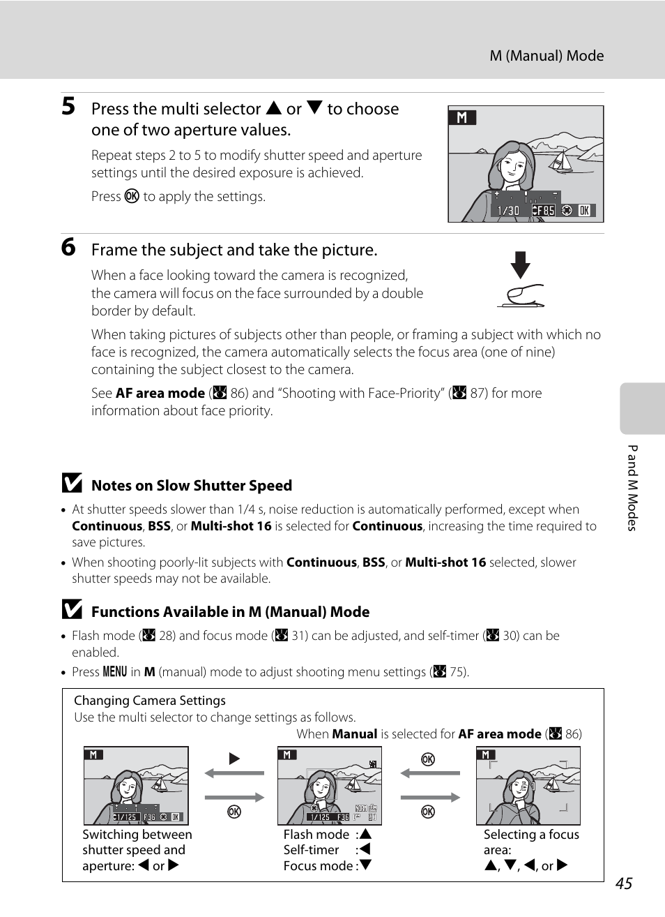 Frame the subject and take the picture | Nikon P60 User Manual | Page 57 / 144