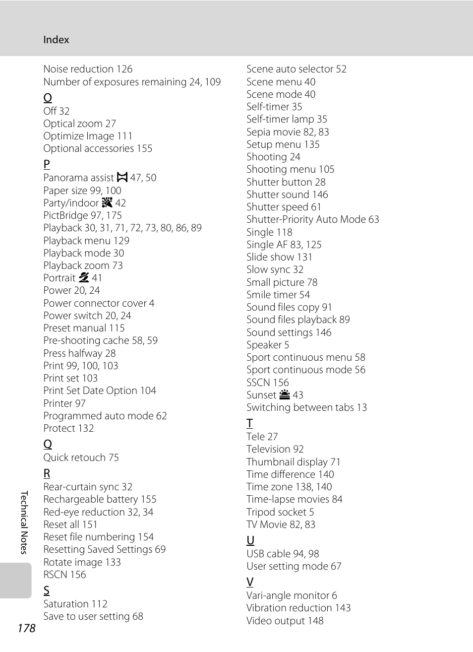 Nikon P90 User Manual | Page 190 / 192
