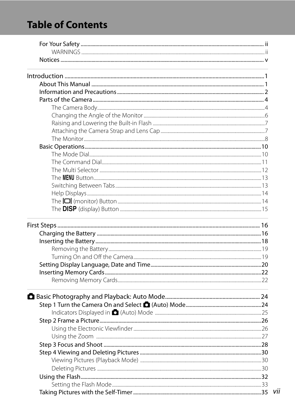 Nikon P90 User Manual | Page 9 / 192