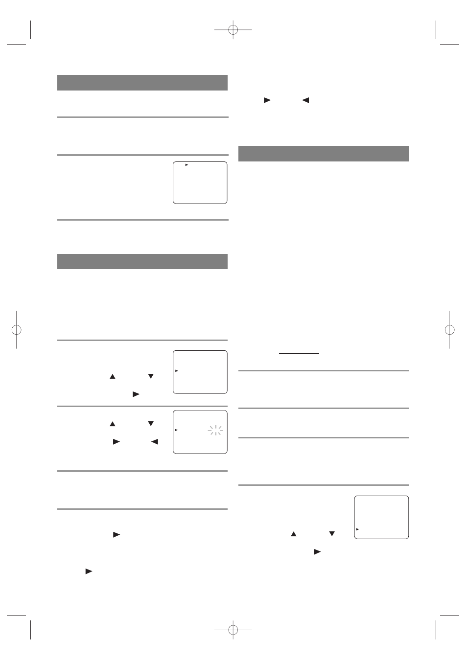 Search, Auto repeat playback, Normal playback | Picture search, Zero return | Sylvania SRC2213W User Manual | Page 18 / 32