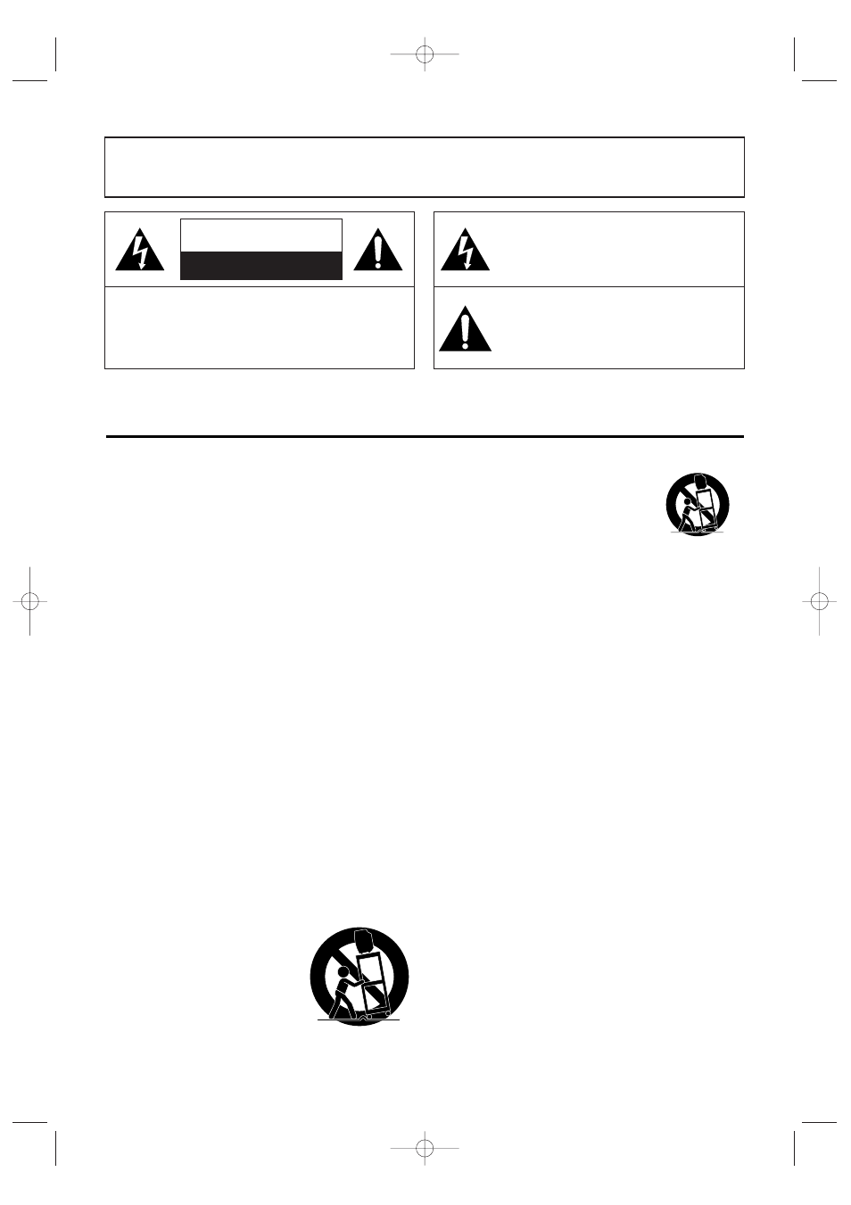 Important safeguards, Warning, Caution | Sylvania SRC2213W User Manual | Page 2 / 32
