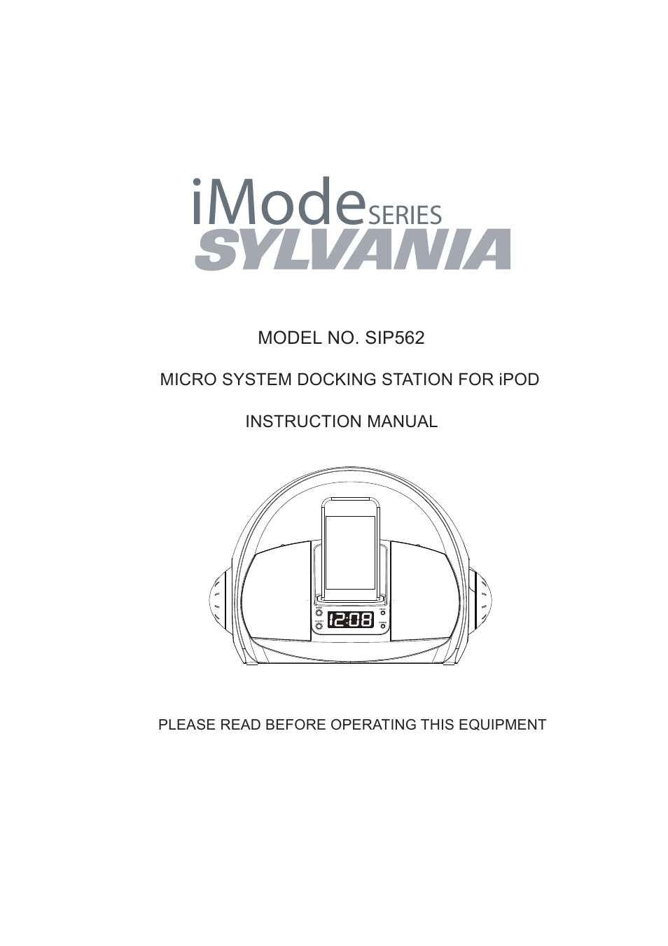 Sylvania IMODE SERIES SIP562 User Manual | 9 pages