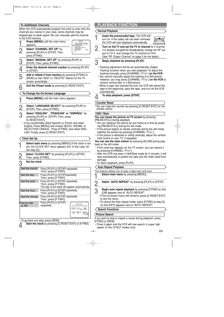 Sylvania 6260VD User Manual | Page 4 / 8