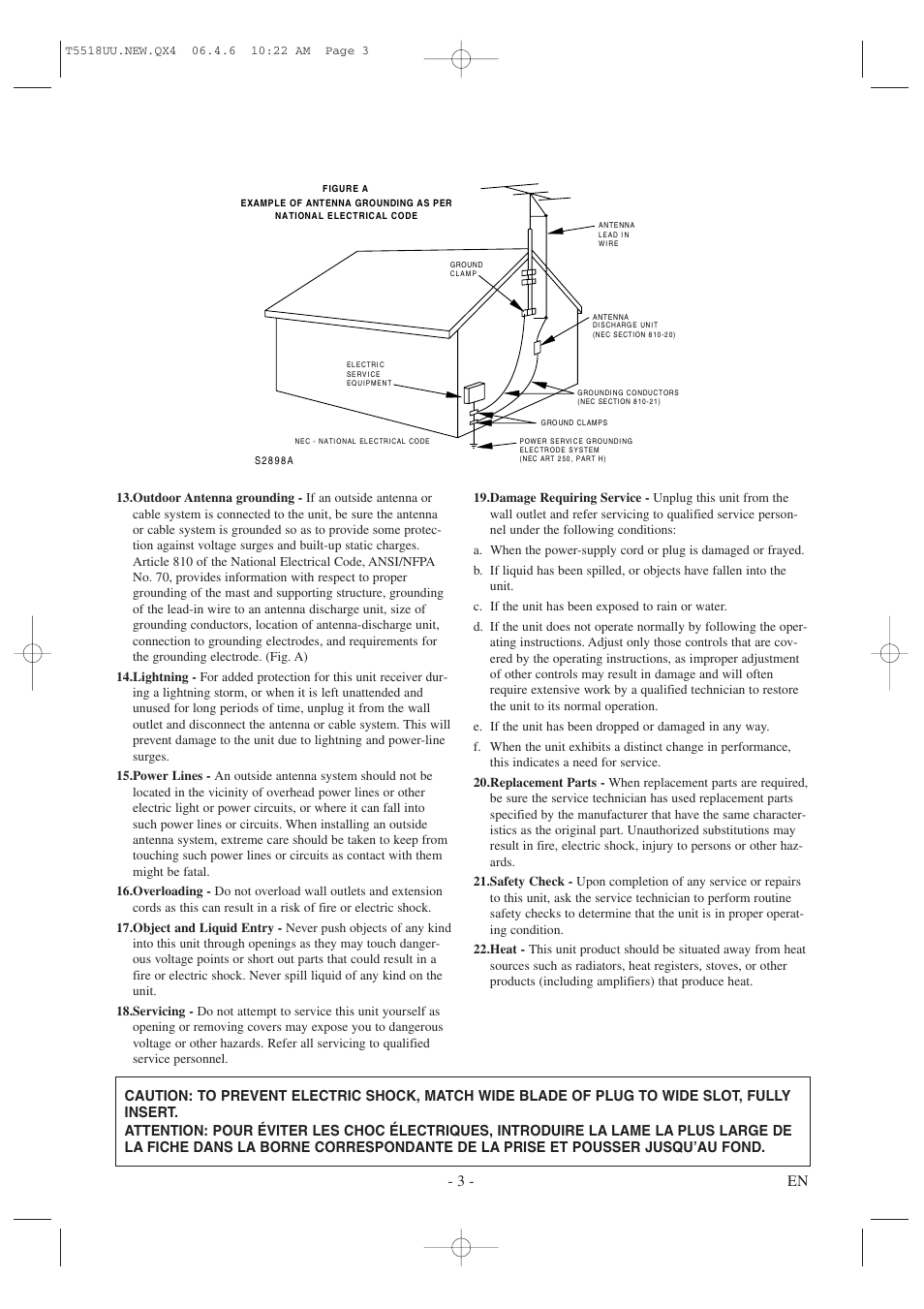 3 - en | Sylvania 6313CG User Manual | Page 3 / 32