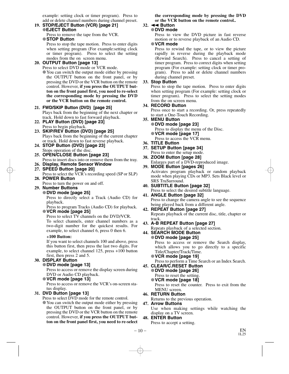 Sylvania DVC850C User Manual | Page 10 / 48