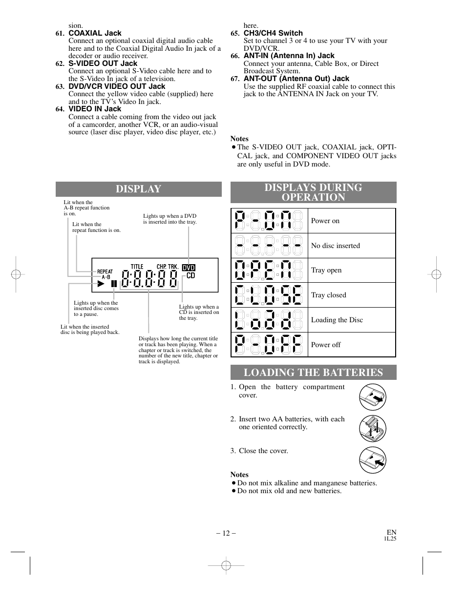 Sylvania DVC850C User Manual | Page 12 / 48