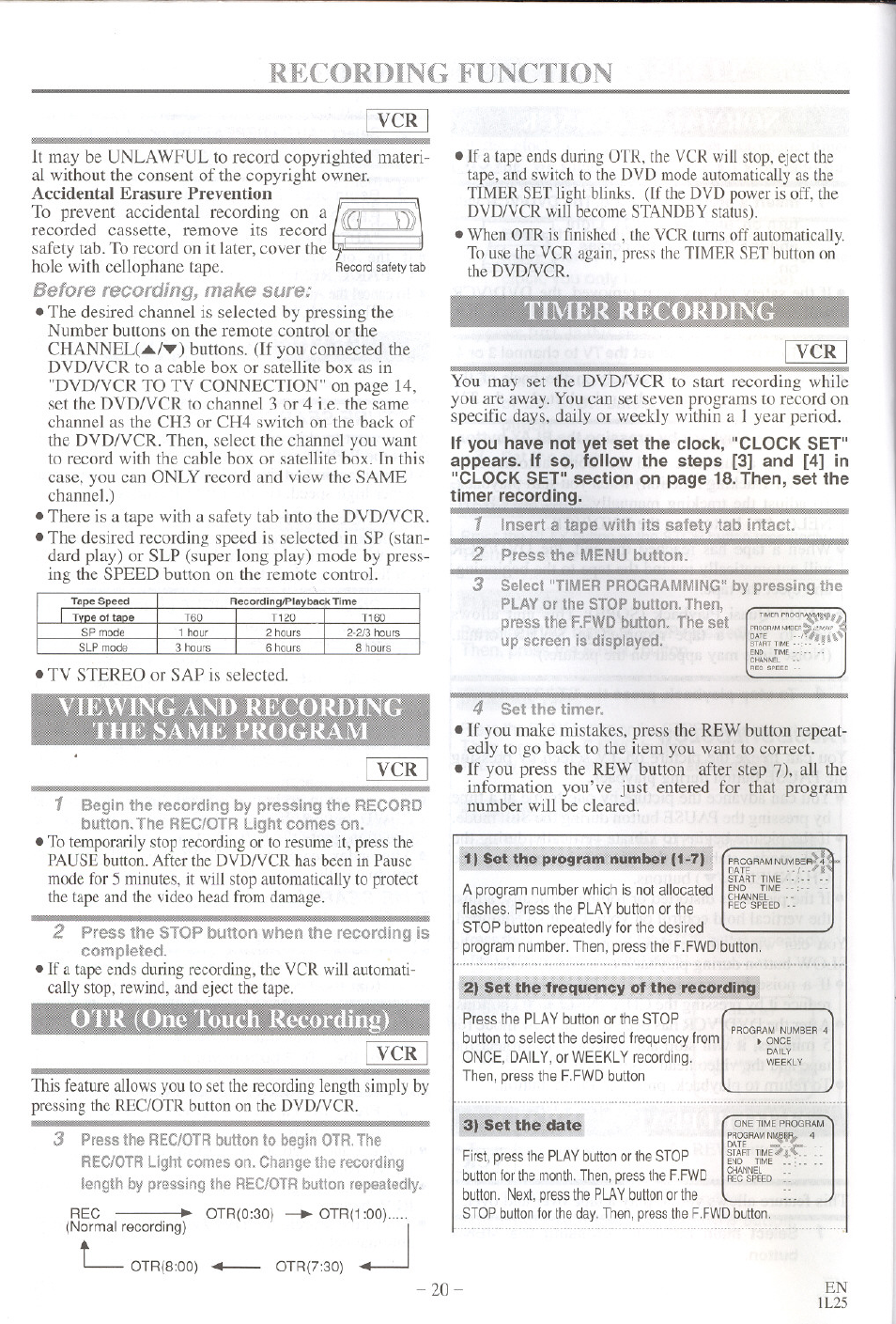 Sylvania DVC850C User Manual | Page 20 / 48