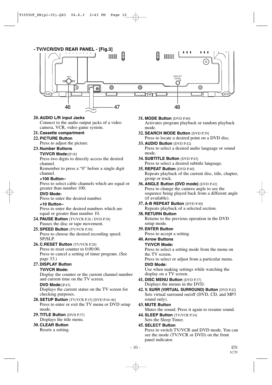 Sylvania SRCD420P User Manual | Page 10 / 56