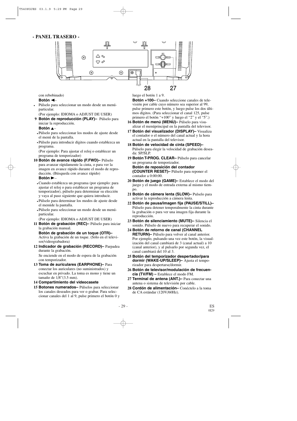 Sylvania SRC2213X User Manual | Page 29 / 32