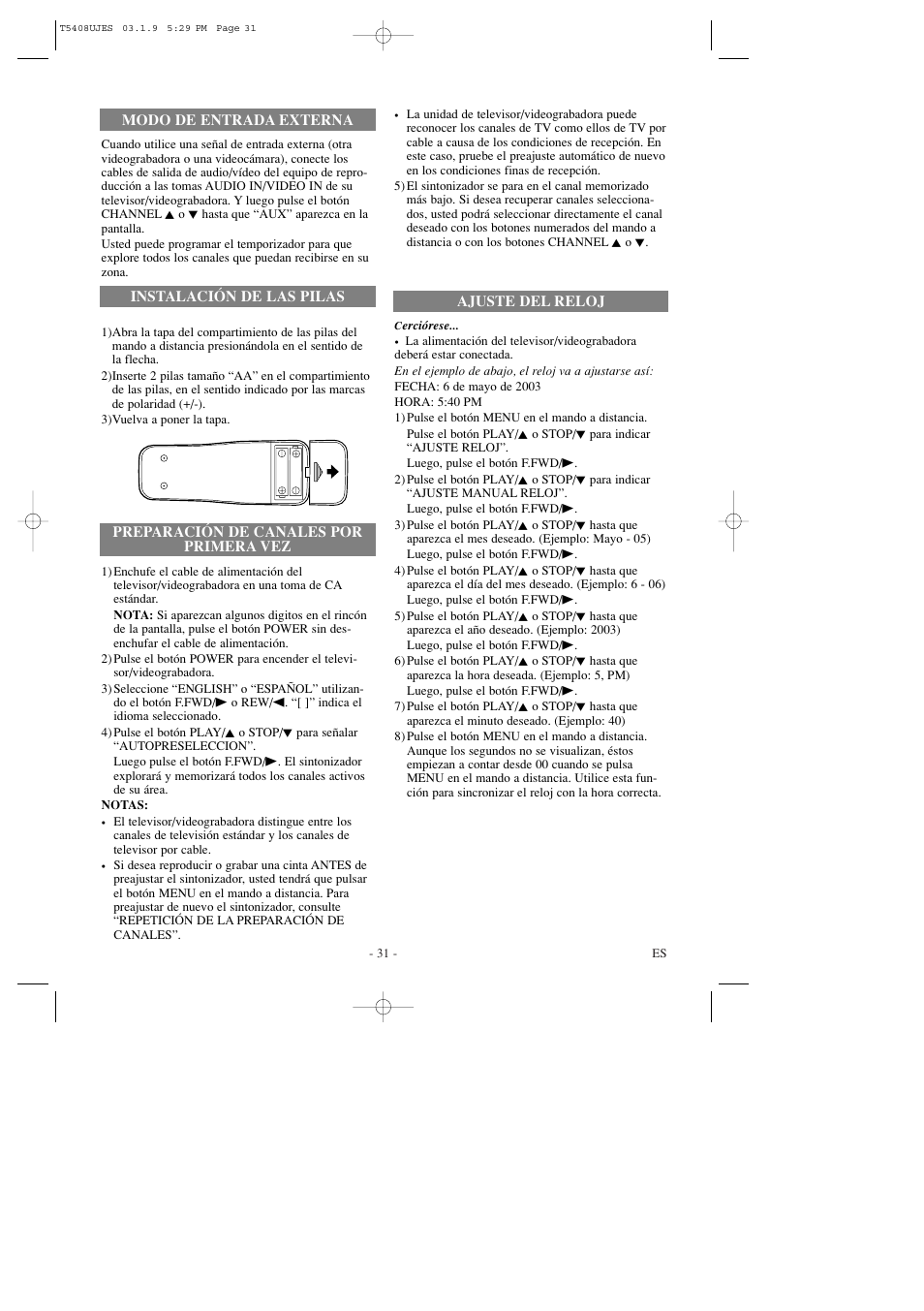 Sylvania SRC2213X User Manual | Page 31 / 32