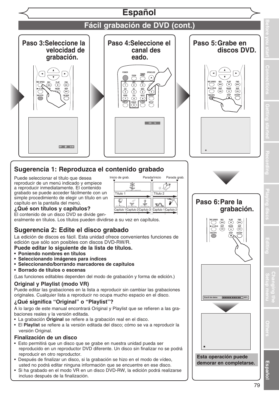 Sylvania DVR90DG User Manual | Page 79 / 82