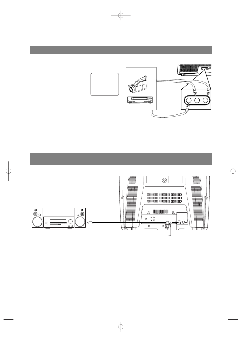 Connecting to front a/v input jacks | Sylvania SRTD420 User Manual | Page 11 / 40