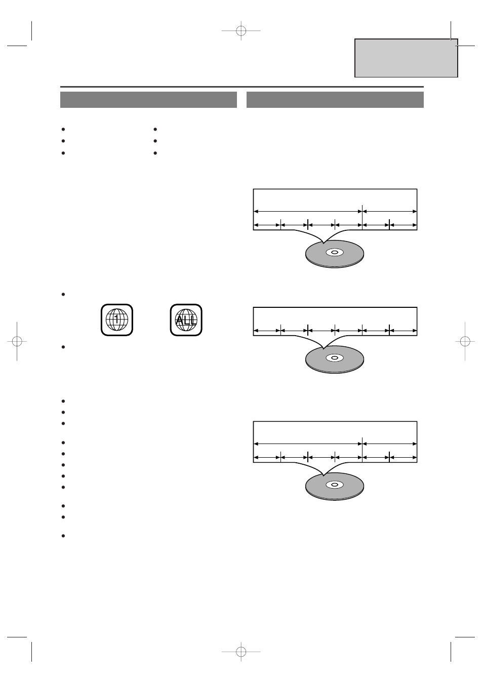 About the discs, Playable discs, Disc types | Sylvania SRTD420 User Manual | Page 19 / 40