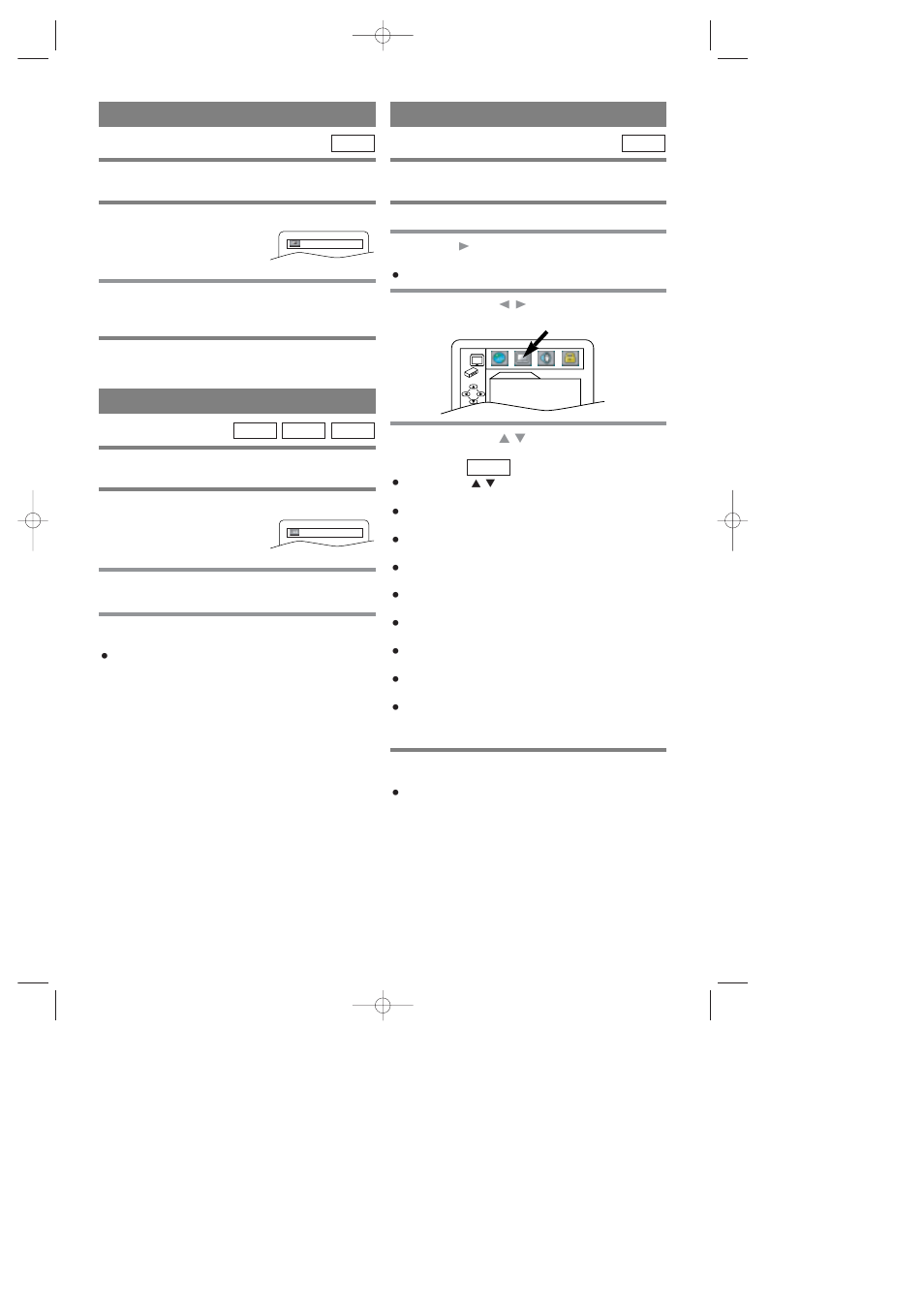 Black level setting, Virtual surround, Display setting | Sylvania CDVC80DP User Manual | Page 30 / 36