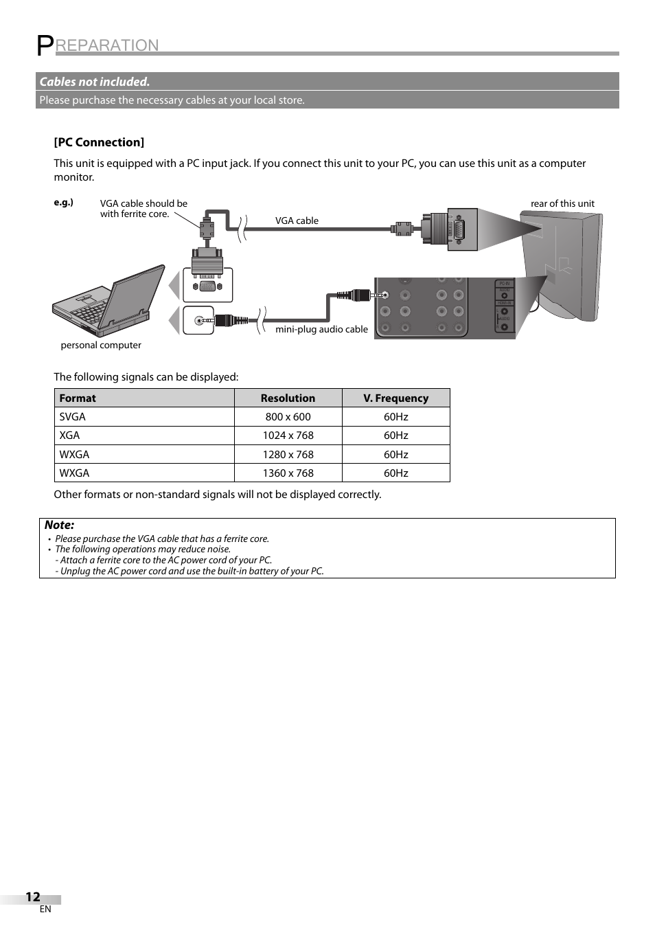 Reparation | Sylvania LC320SS9 B User Manual | Page 12 / 76