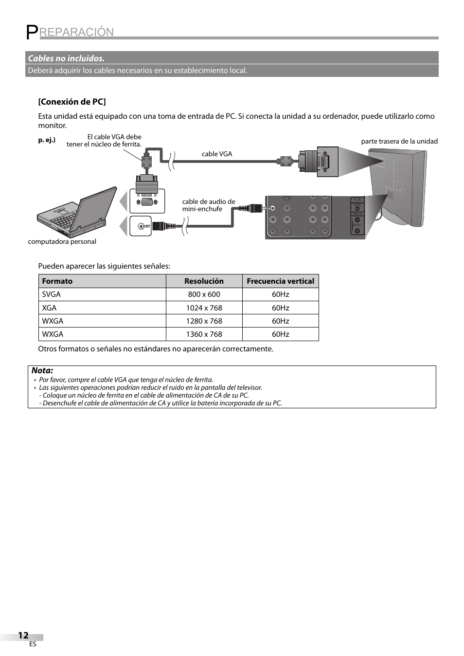 Reparación | Sylvania LC320SS9 B User Manual | Page 50 / 76