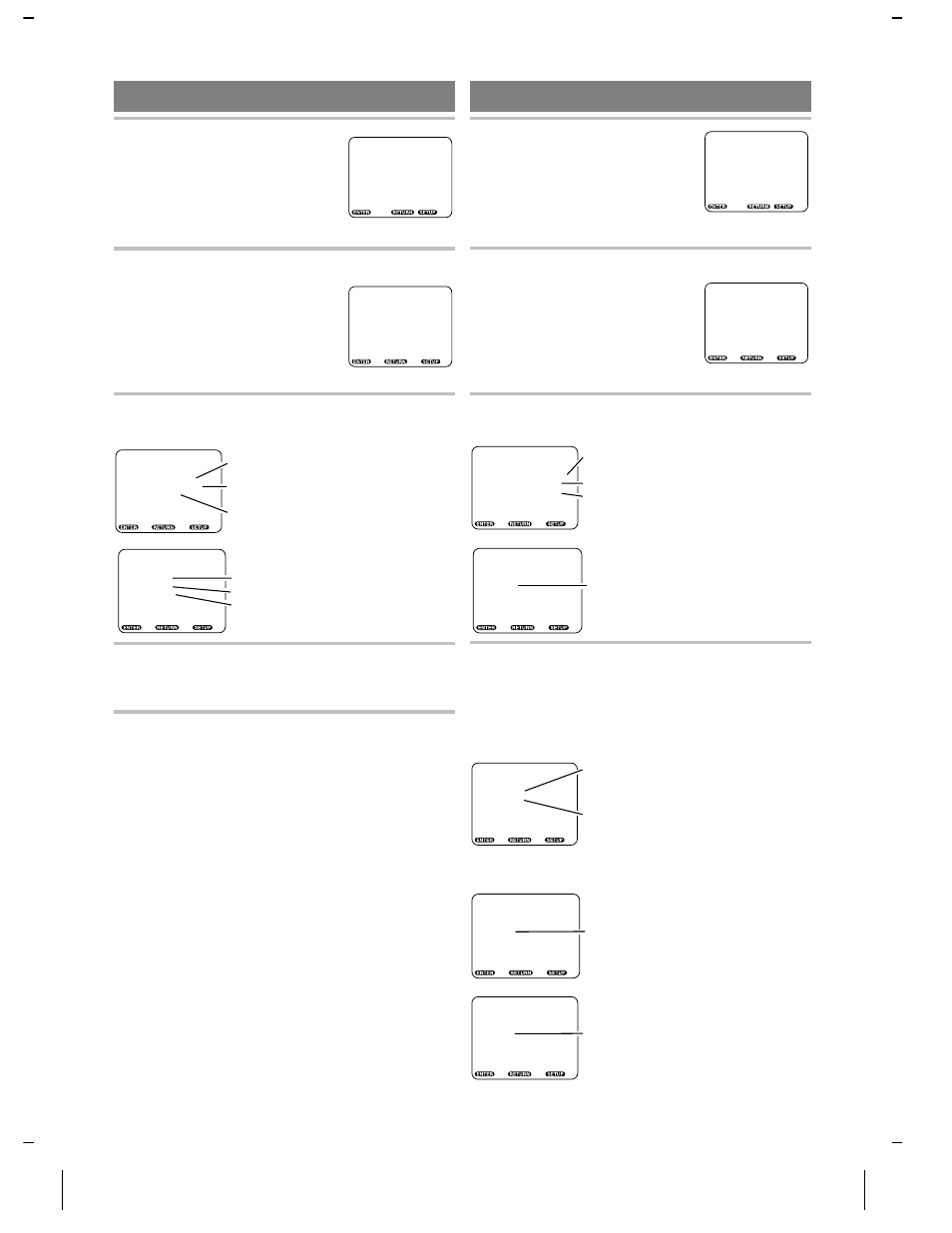 Video settings, Audio settings, The setup screen will appear | Sylvania DVL500A User Manual | Page 22 / 40