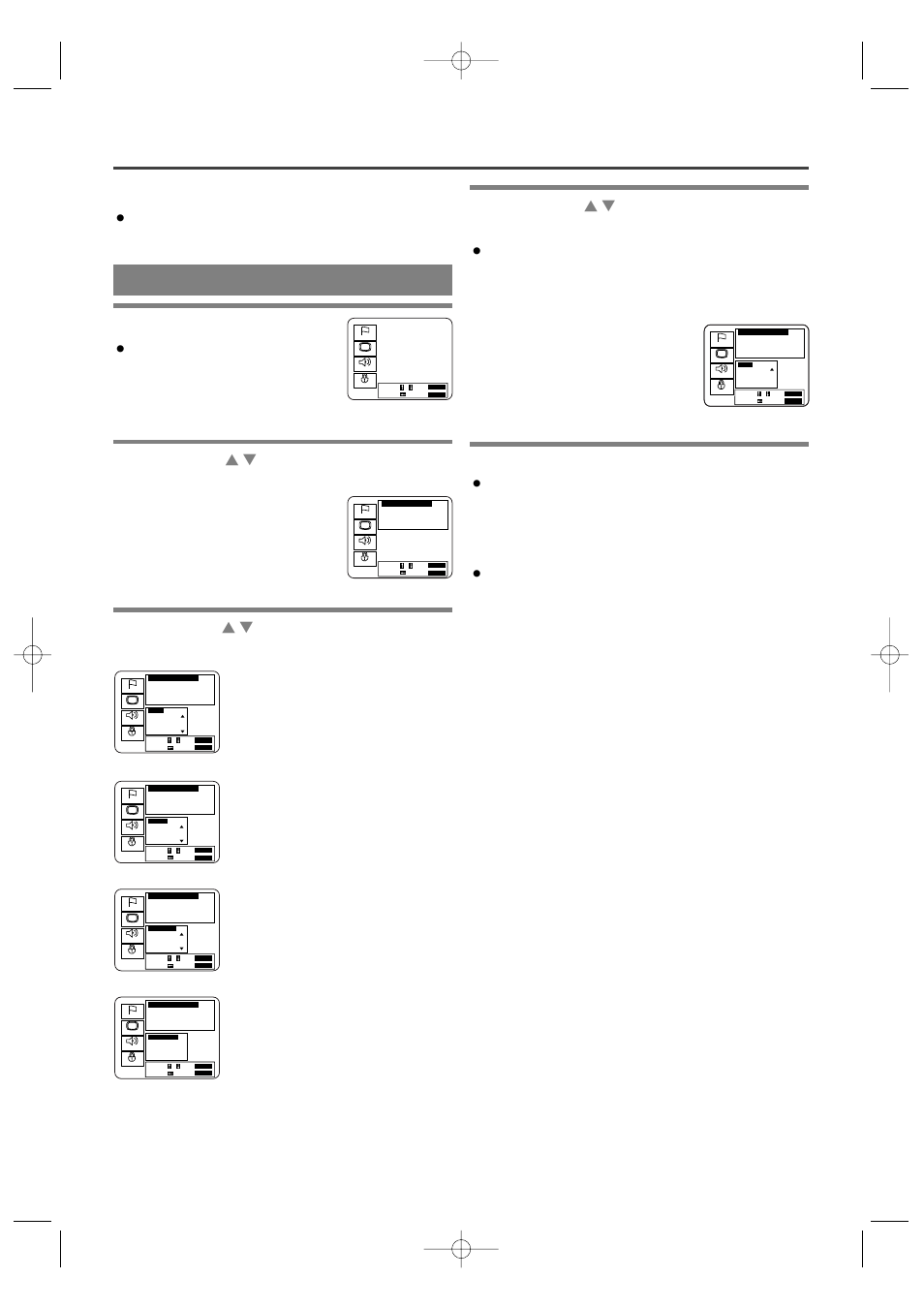 Changing the setup items, Language settings, The setup screen appears | Press the setup button, Press the, 9f21 | Sylvania SRDV100 User Manual | Page 21 / 32