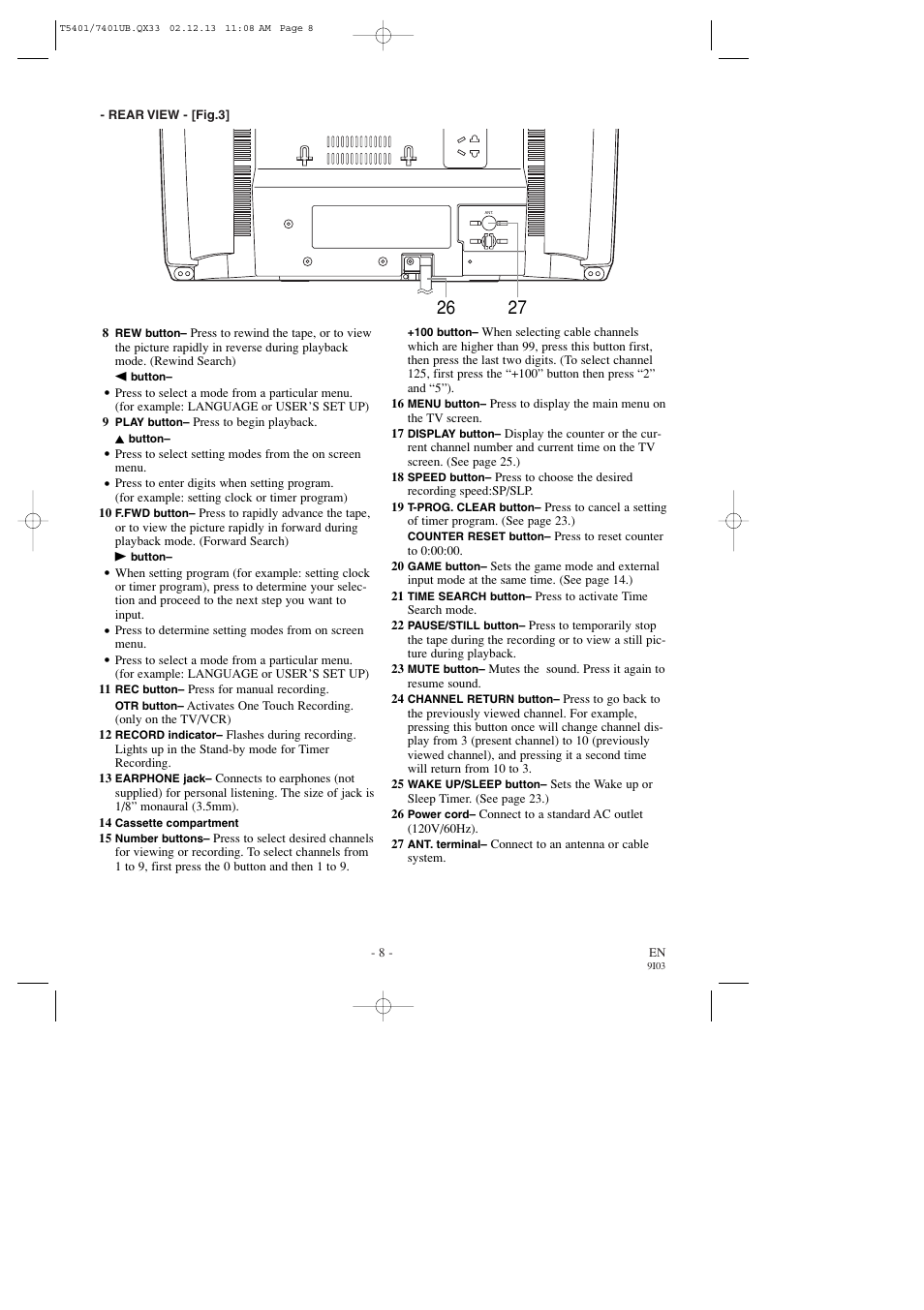Sylvania 6313CD User Manual | Page 8 / 32