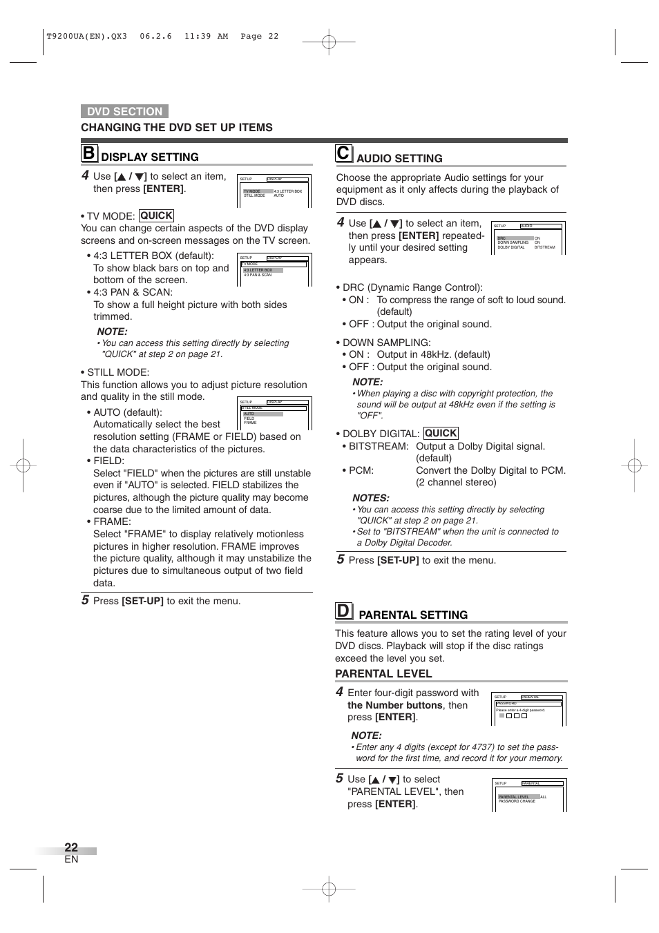 Sylvania 6520FDG User Manual | Page 22 / 36