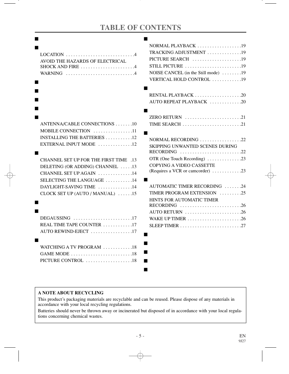 Sylvania 6309CCC User Manual | Page 5 / 30