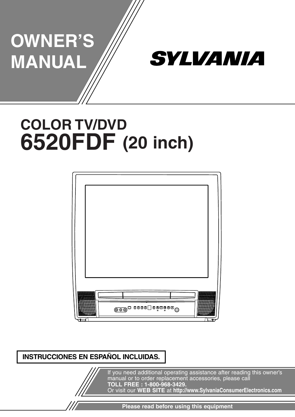 Sylvania 6520FDF User Manual | 40 pages