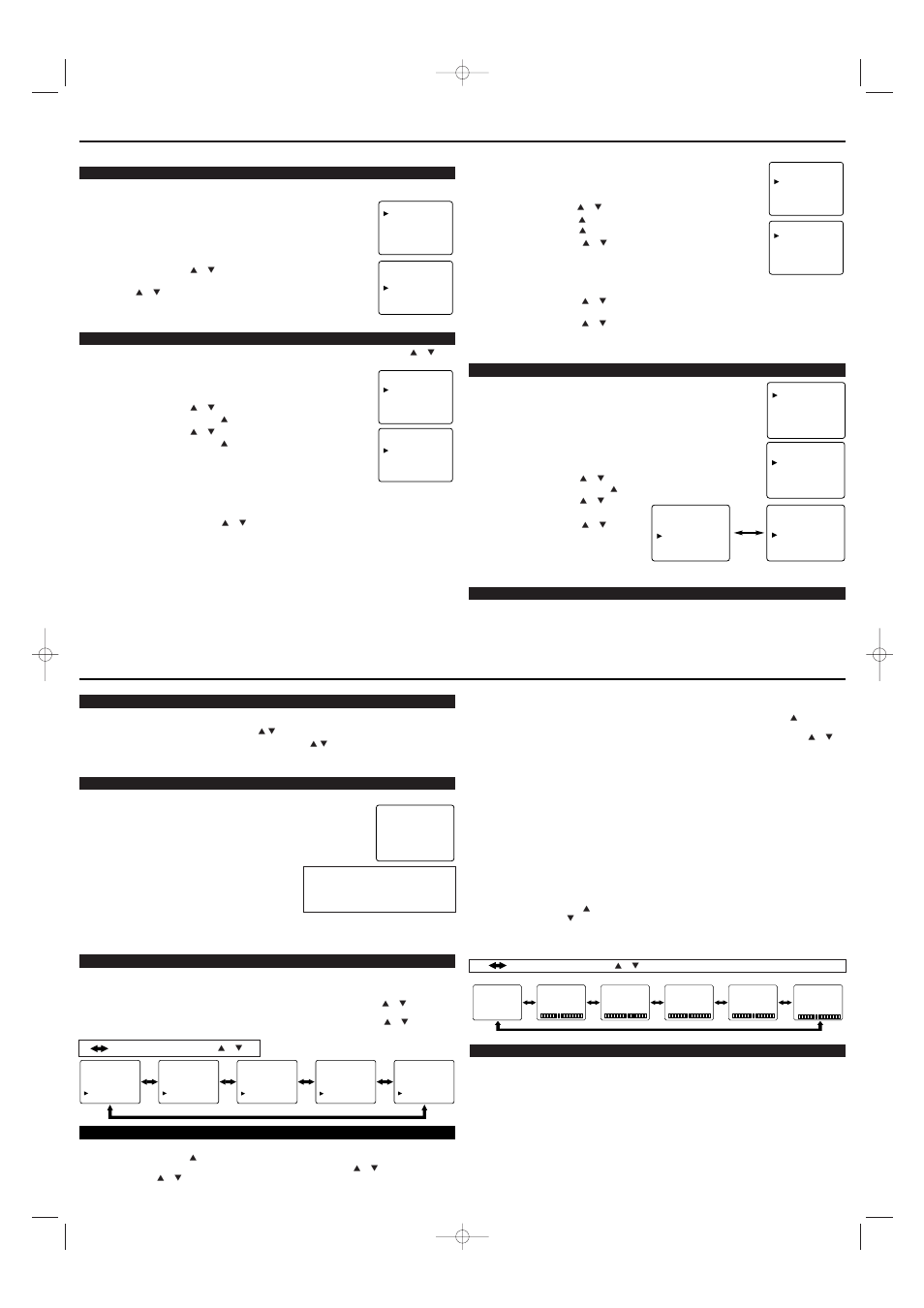 Preparación para la utilización, Operaciones | Sylvania SRT2227X User Manual | Page 7 / 8