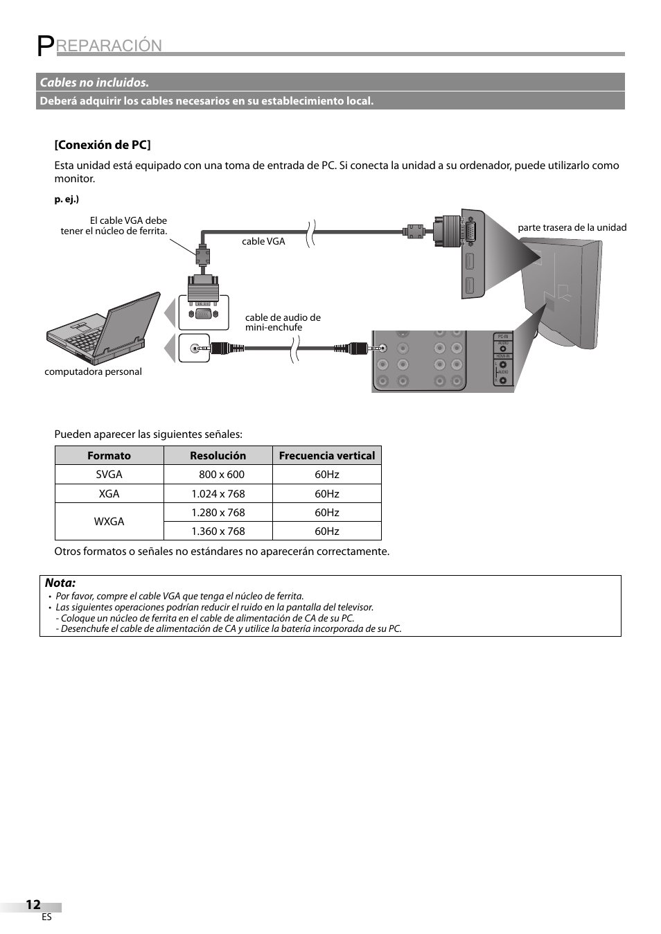 Reparación | Sylvania LC370SS9 User Manual | Page 50 / 76