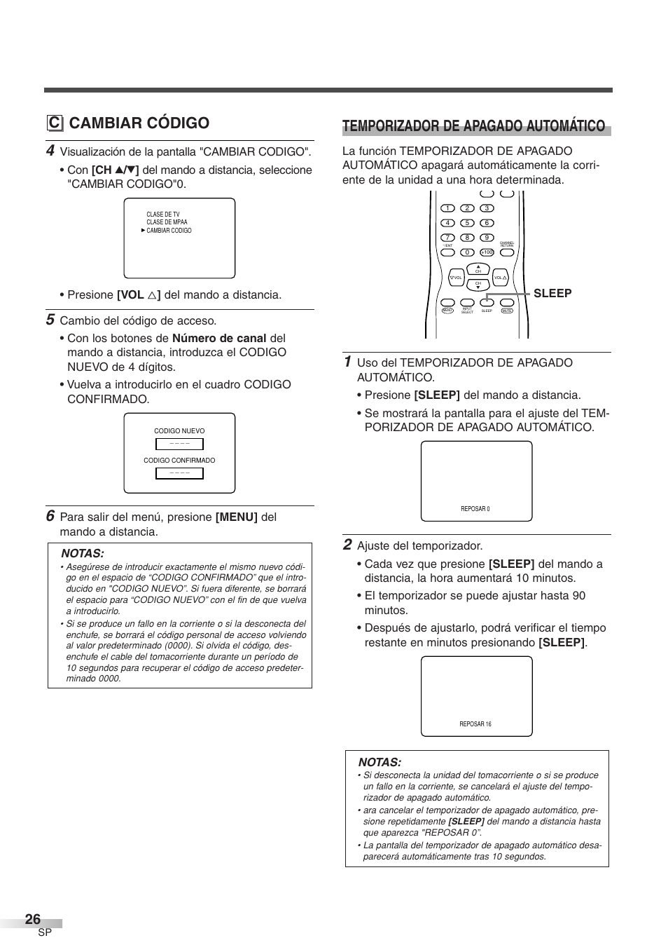 Sleep | Sylvania 6427GFF User Manual | Page 64 / 78