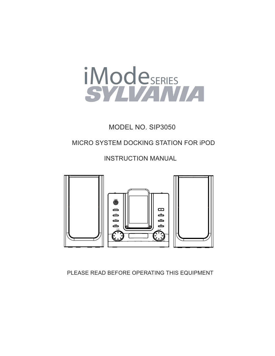 Sylvania IMODE SIP3050 User Manual | 13 pages