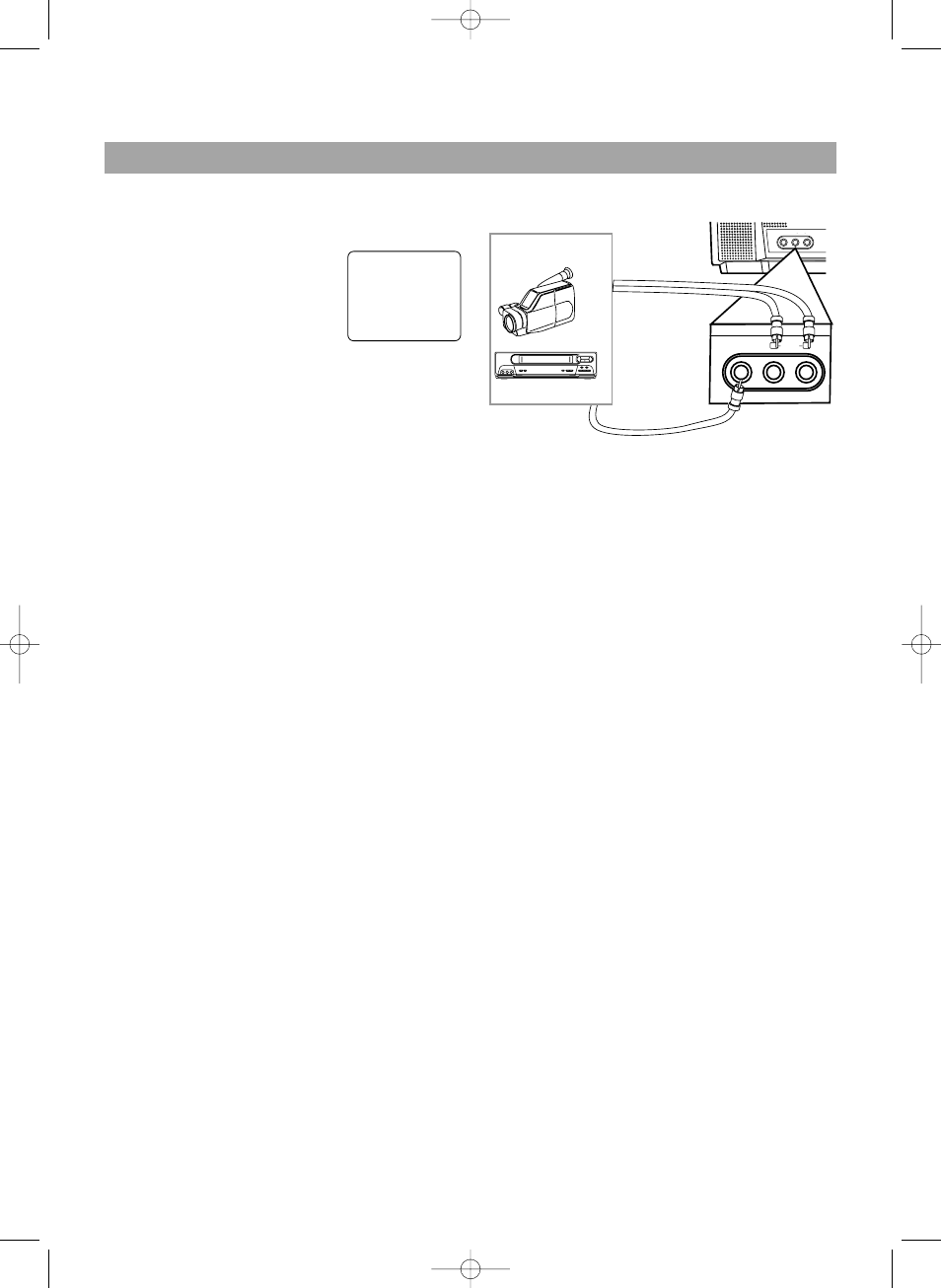 Connecting to external input jacks, Aux [fig. 6 | Sylvania C6513DD User Manual | Page 11 / 36