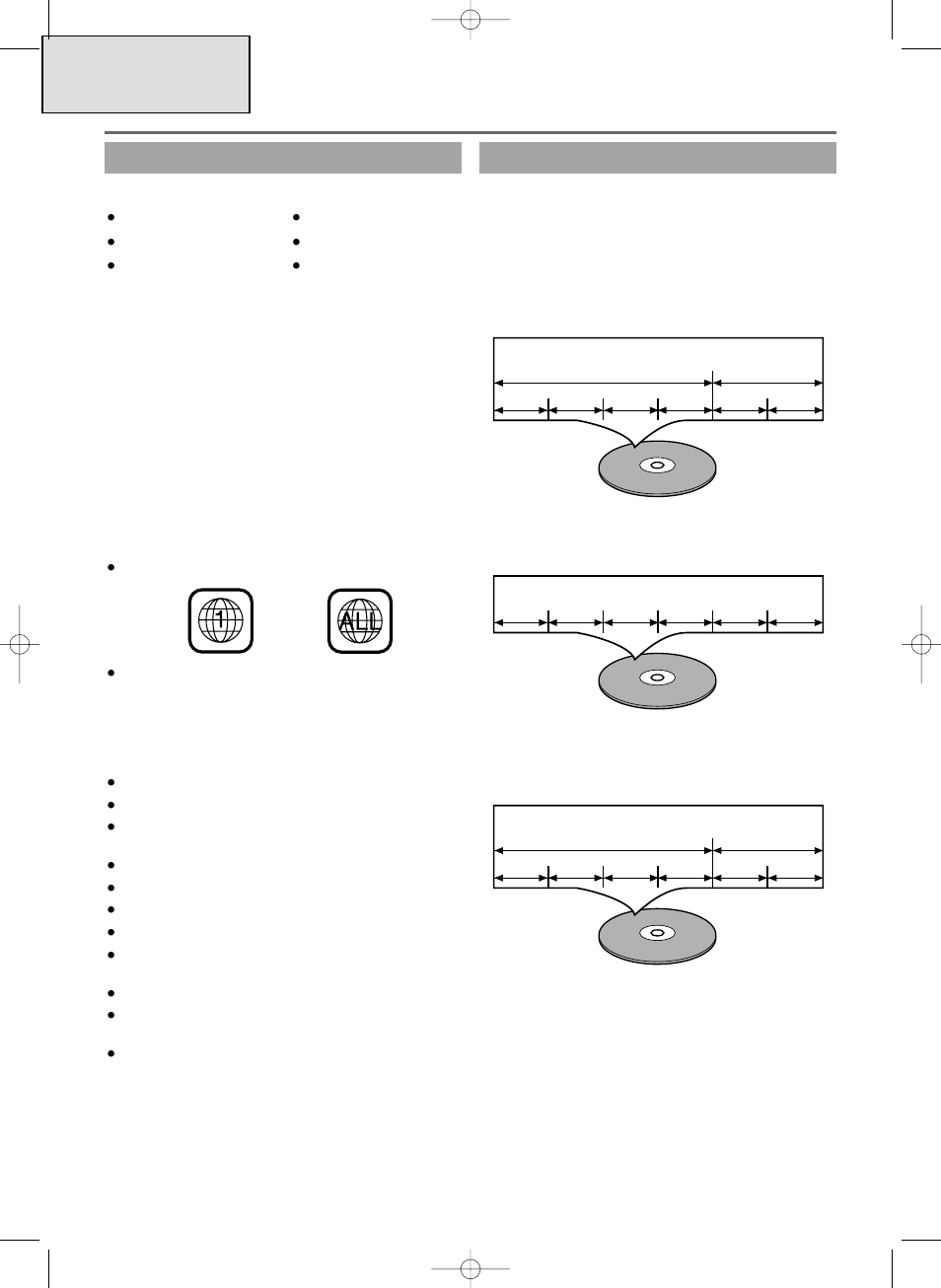 About the discs, Playable discs, Disc types | Sylvania C6513DD User Manual | Page 20 / 36