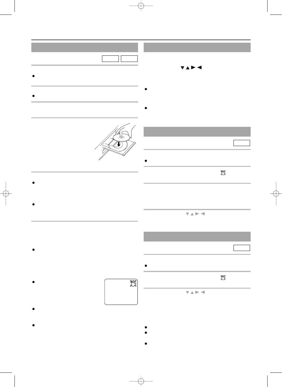 Playing a disc, Basic playback, General features | Title menu, Disc menu | Sylvania C6513DD User Manual | Page 21 / 36