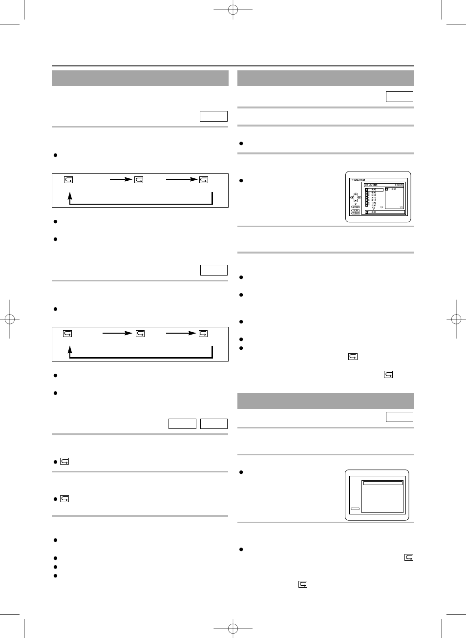Special playback function, Repeat, Program | Random playback | Sylvania C6513DD User Manual | Page 24 / 36