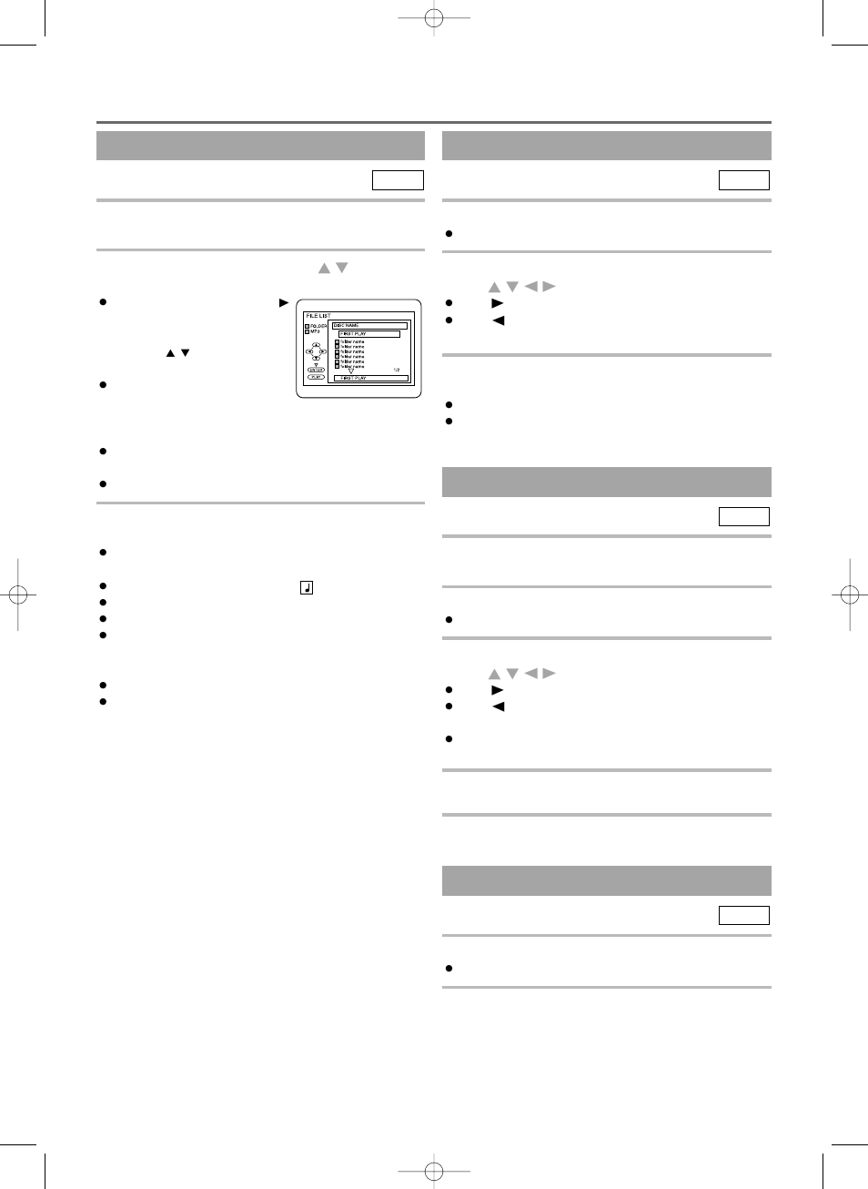 Playing a mp3 disc, Mp3 playback, Track selection | Random playback, Program | Sylvania C6513DD User Manual | Page 25 / 36